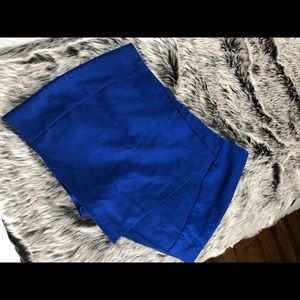 Express Blue Mini Skort Size 6